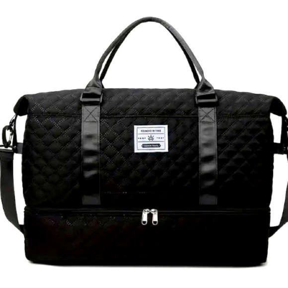 Large Lightweight Water Resistant Travel Zipper Duffel Luggage Bag, NWOT - Picture 7 of 17